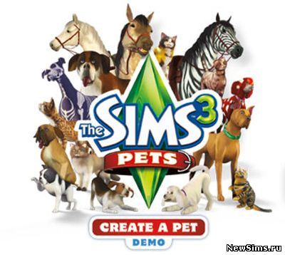 Демо-версия Редактора создания питомцев The Sims™ 3 Pets